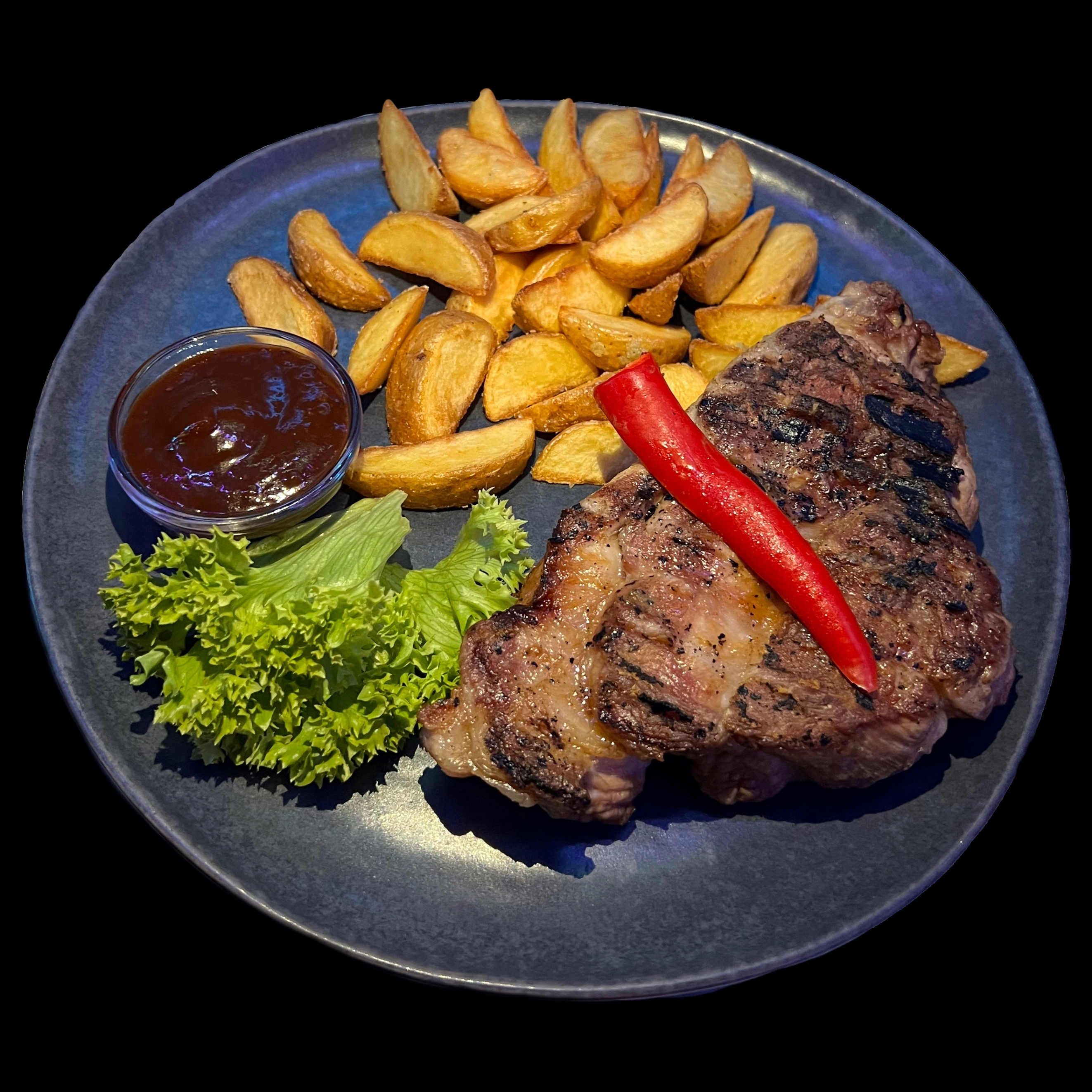 Стейк зі свинини